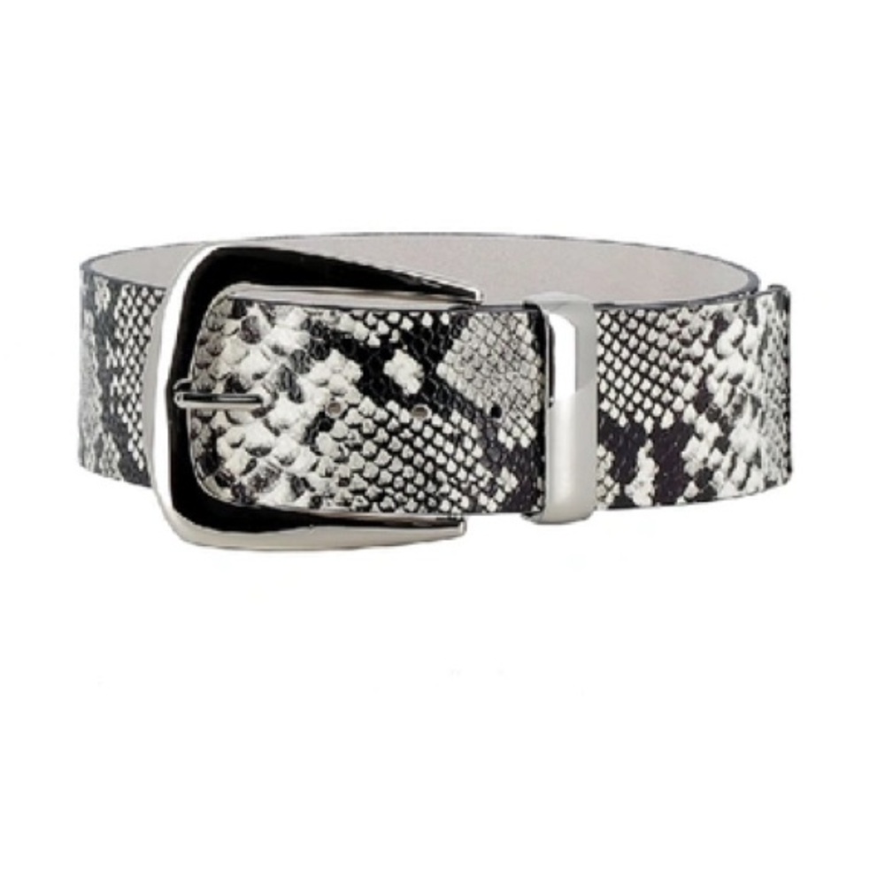 B-Low the Belt Snakeskin Leather Belt